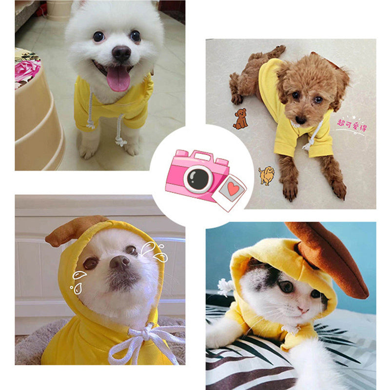 Hoodies Winter Warm Fleece Pet Clothing