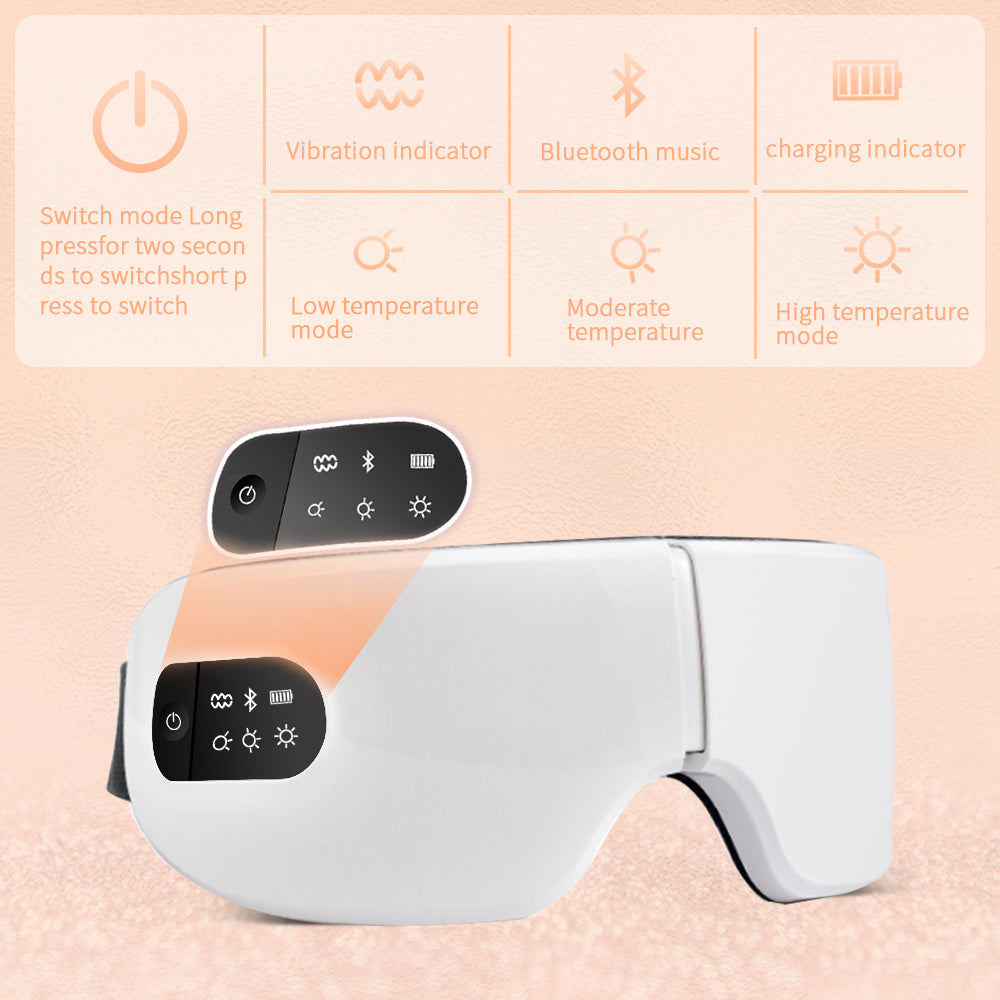 Steam Goggles Rechargeable Hot Compress Relieve Fatigue