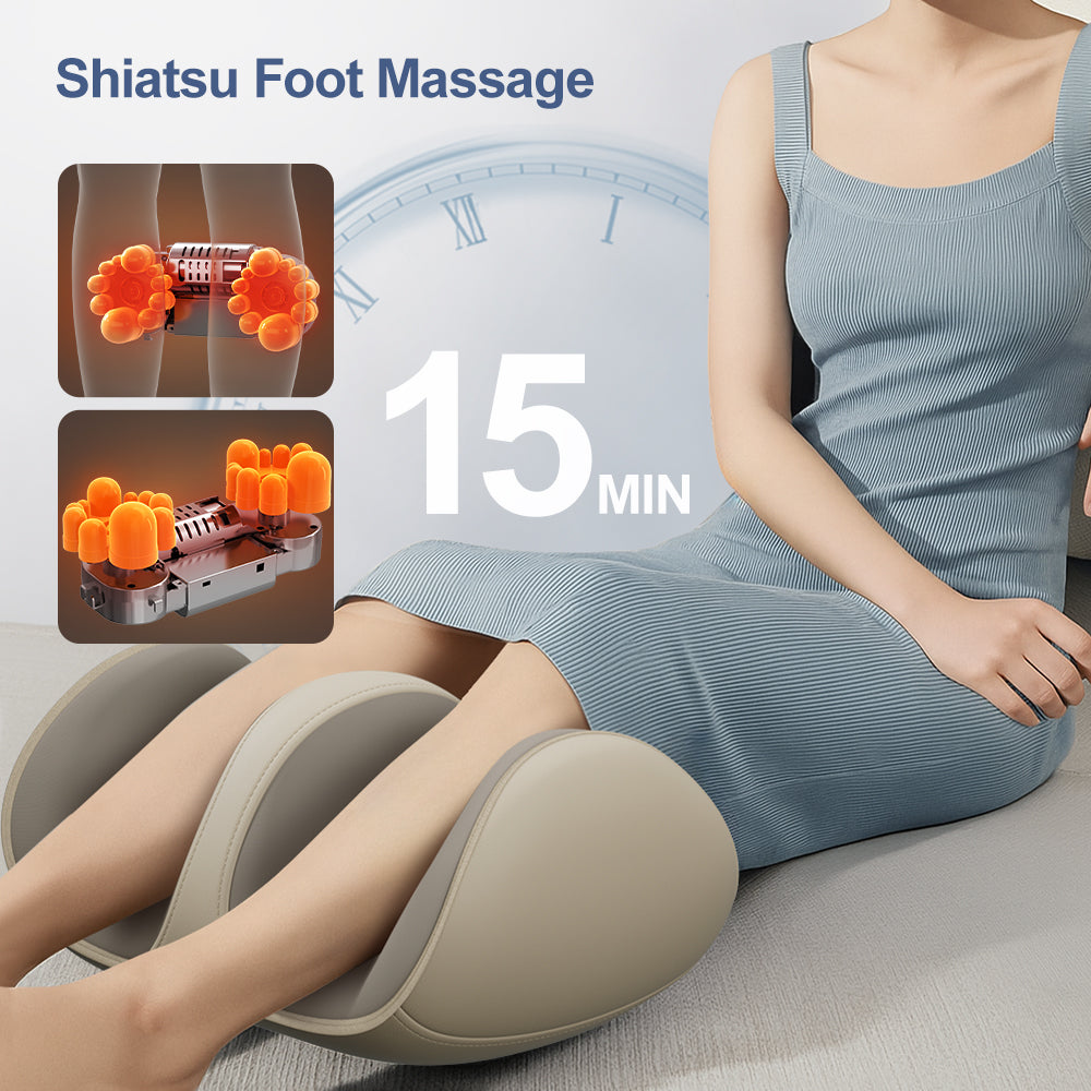 Shiatsu Foot Massager With Heat Kneading Calf