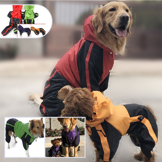 Premium Outdoor Raincoat for Large Dogs