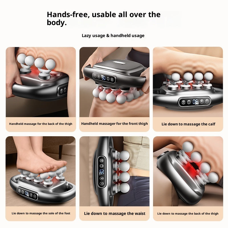 Multi-Head Deep Tissue Massage Gun
