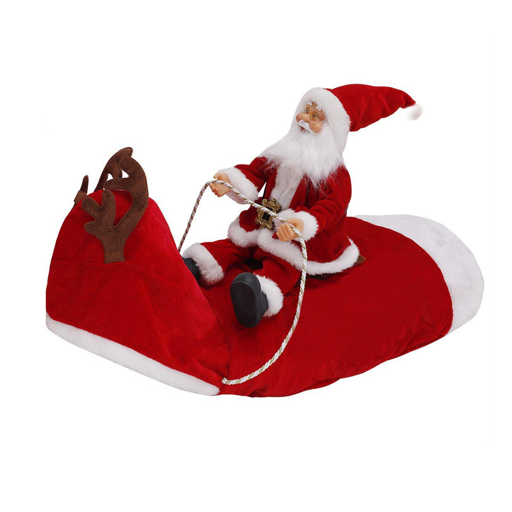 Dog Christmas Clothes / Santa Claus Riding Deer