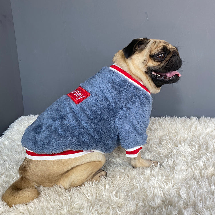 Cozy Fleece Pet Sweater for Winter Comfort