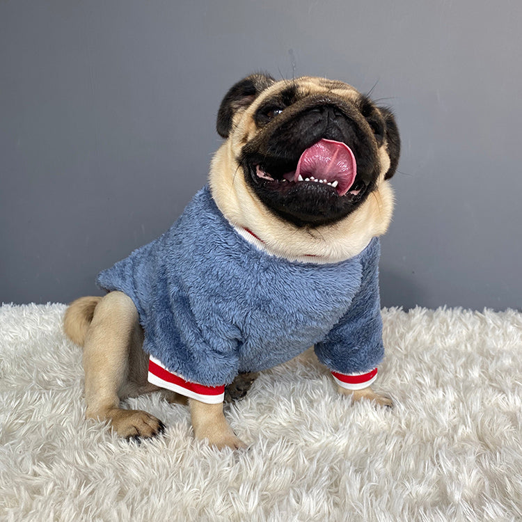 Cozy Fleece Pet Sweater for Winter Comfort