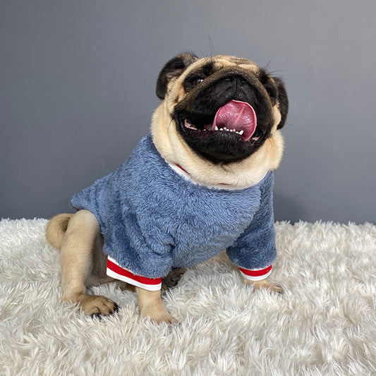 Cozy Fleece Pet Sweater for Winter Comfort