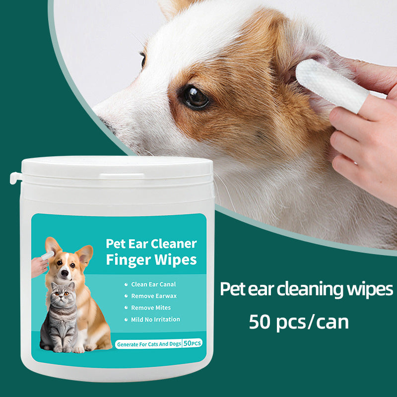 PetCare Gentle Cleaning Finger Wipes