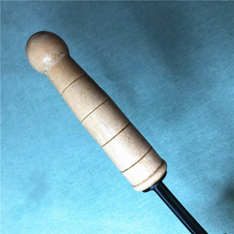 Hand-Held Elastic Wooden Massage Hammer