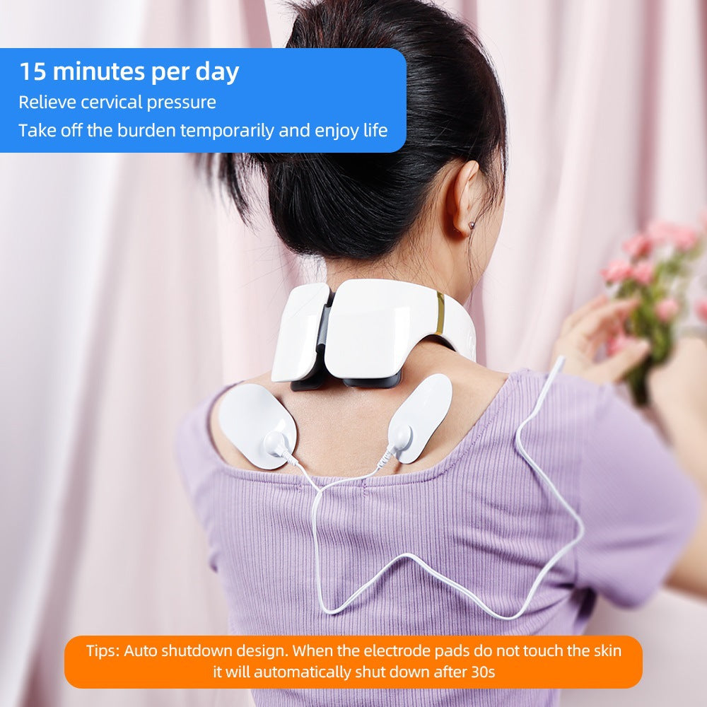 6 Zones TENS Electric Pulse Intelligent Neck Massager Waist
