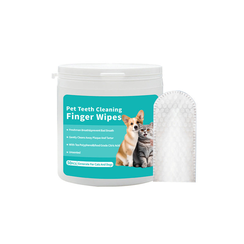 PetCare Gentle Cleaning Finger Wipes
