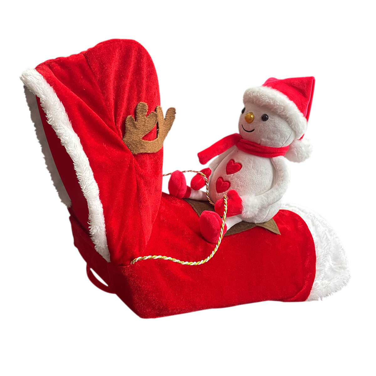 Dog Christmas Clothes / Santa Claus Riding Deer