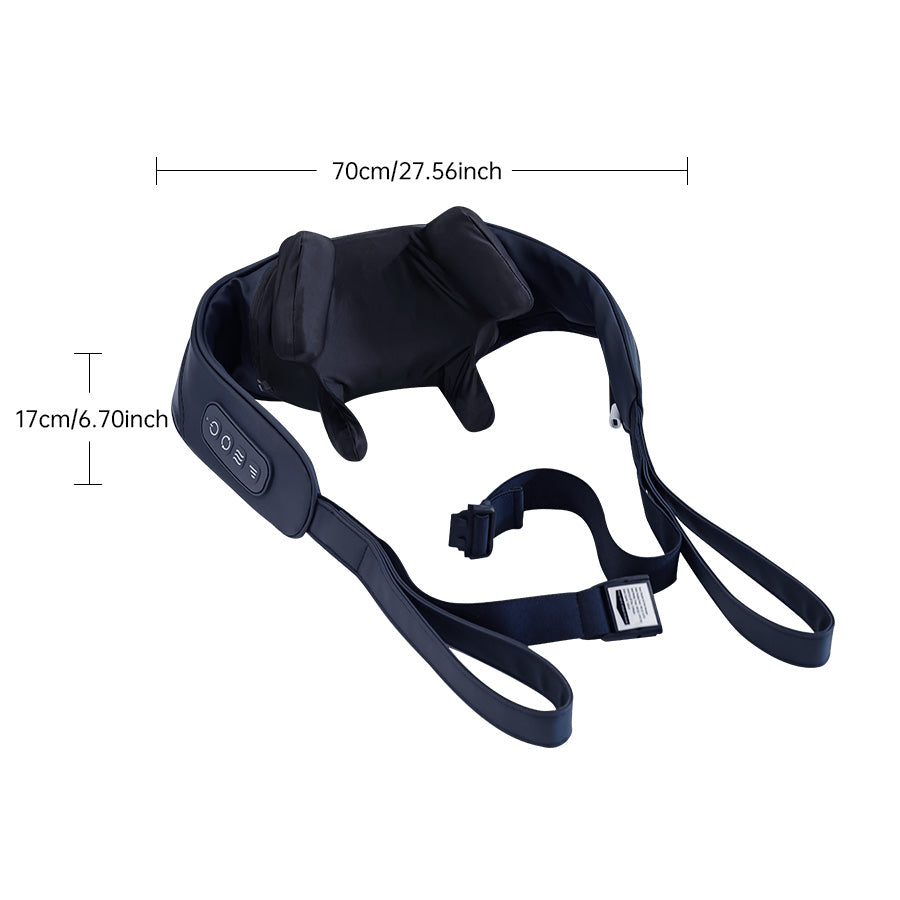 Portable Kneading Shoulder & Neck Massager with Heat Therapy