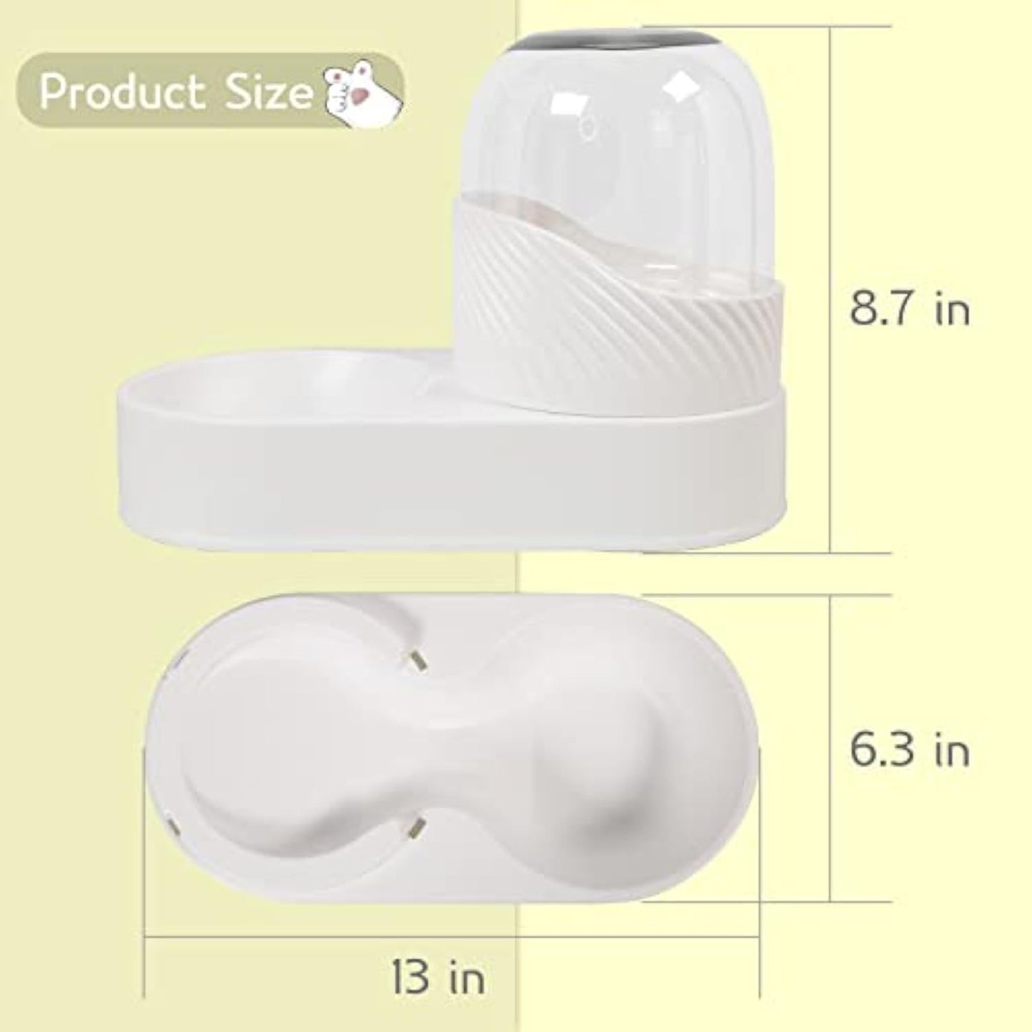 Cat Feeder And Water Dispenser
