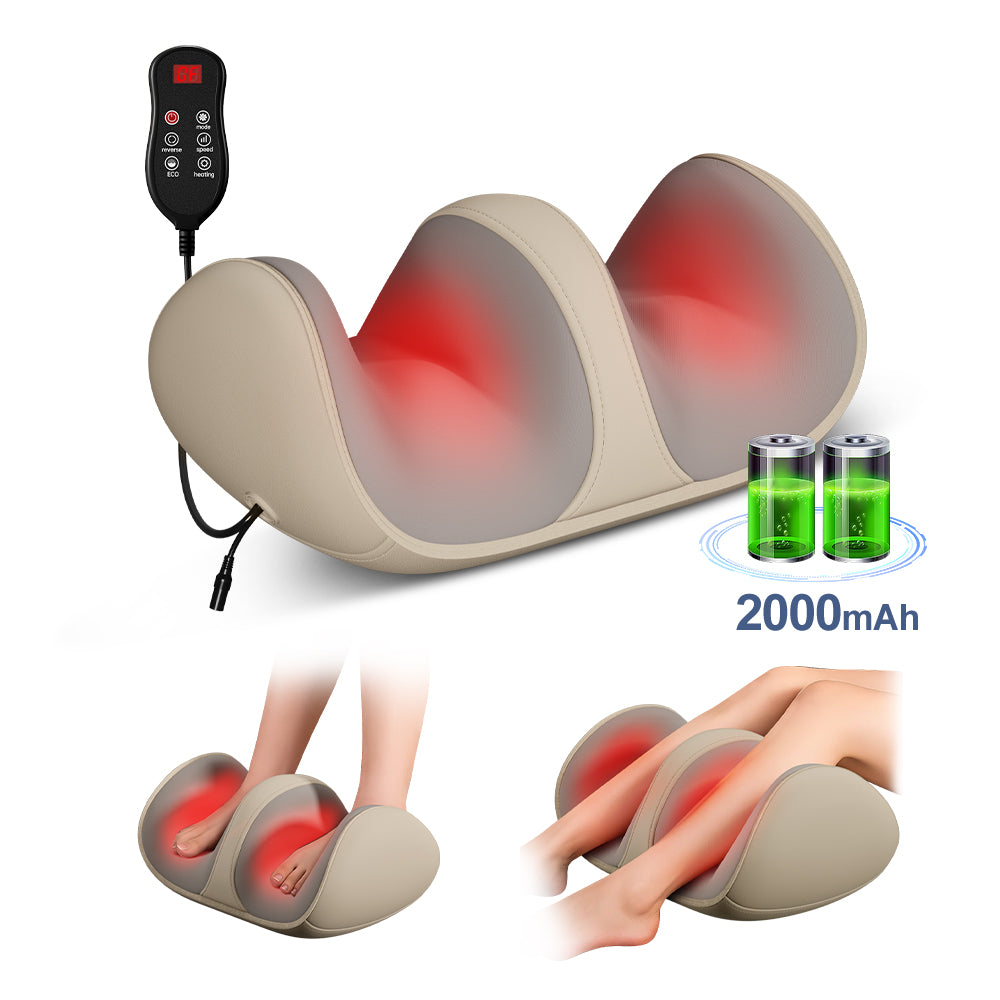 Shiatsu Foot Massager With Heat Kneading Calf