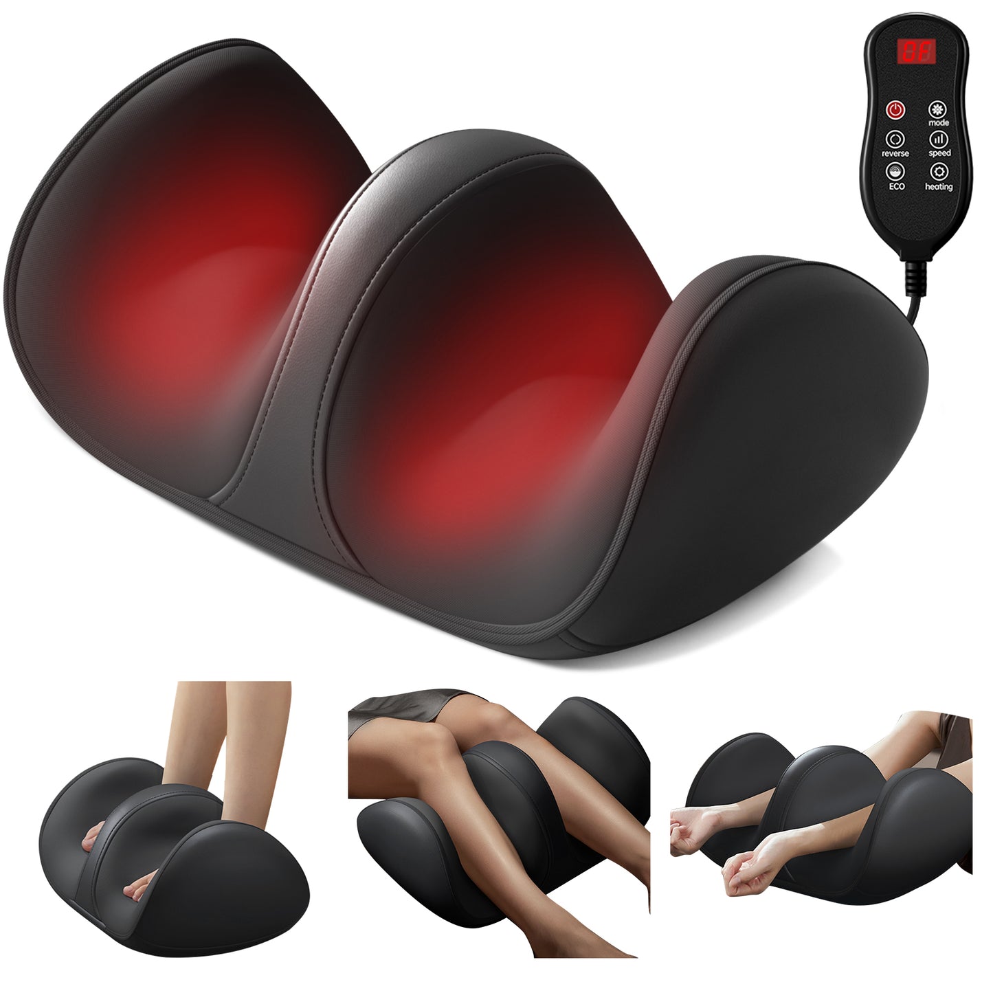 Shiatsu Foot Massager With Heat Kneading Calf