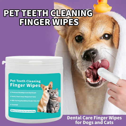 PetCare Gentle Cleaning Finger Wipes