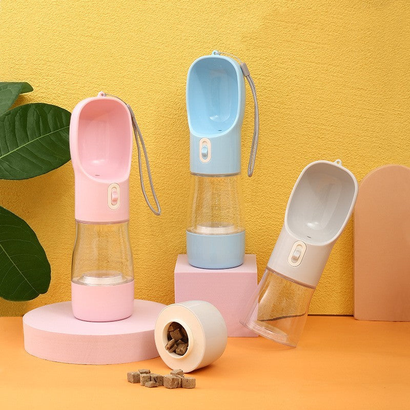Portable Water Food Bottle For Pets